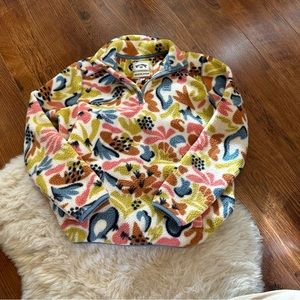 Billabong boundary mock 3 half zip fleece pullover sweatshirt